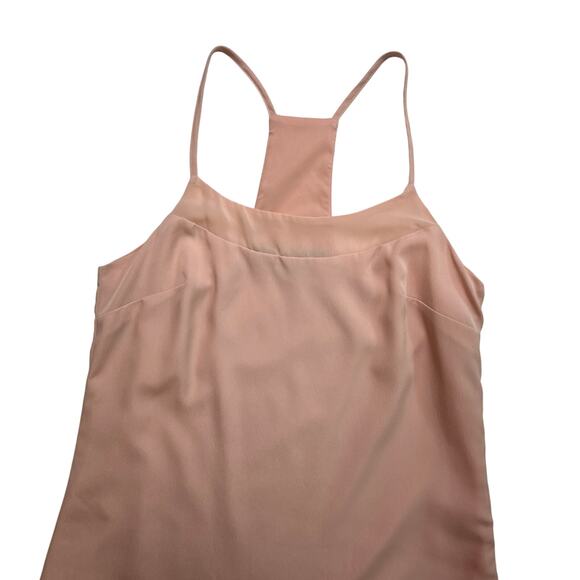 Cynthia Steffe Pastel Pink Dress Racer Back Side Zipper Size 4 - Picture 11 of 16